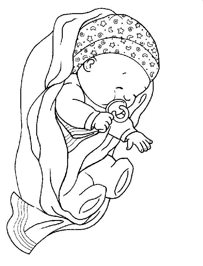 Baby Colouring Pictures 9