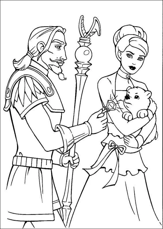 Barbie and The Magic Pegasus Colouring Pictures 15