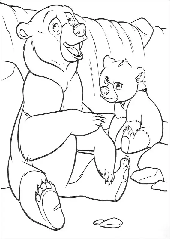 Brother Bear Colouring Pictures 12