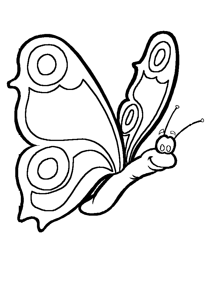 Butterfly Colouring Pictures 1