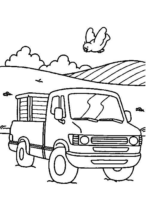 Cars Colouring Pictures 9
