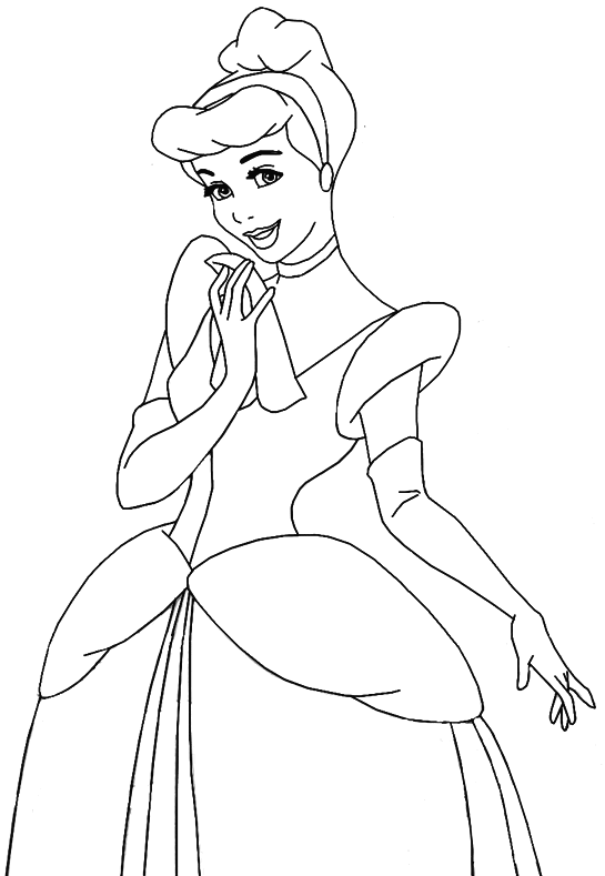Disney Princess Colouring Pictures 12