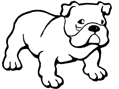 dog for colouring