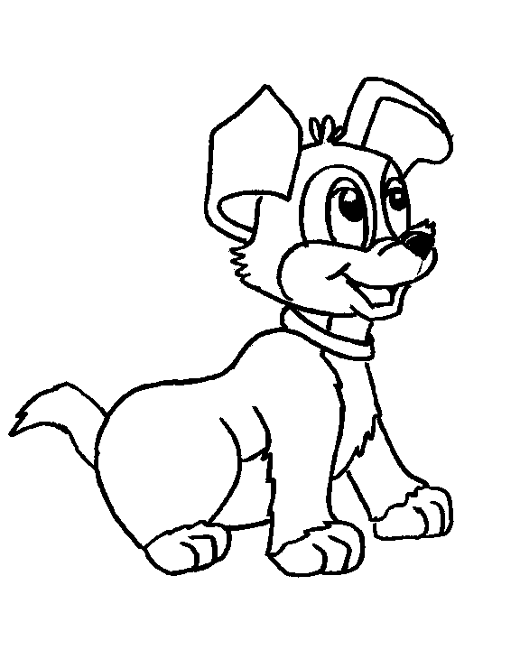 Dog Colouring Pictures 2