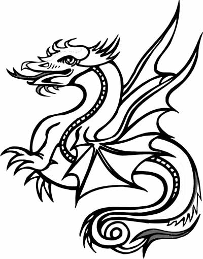 Dragon Colouring Pictures 8