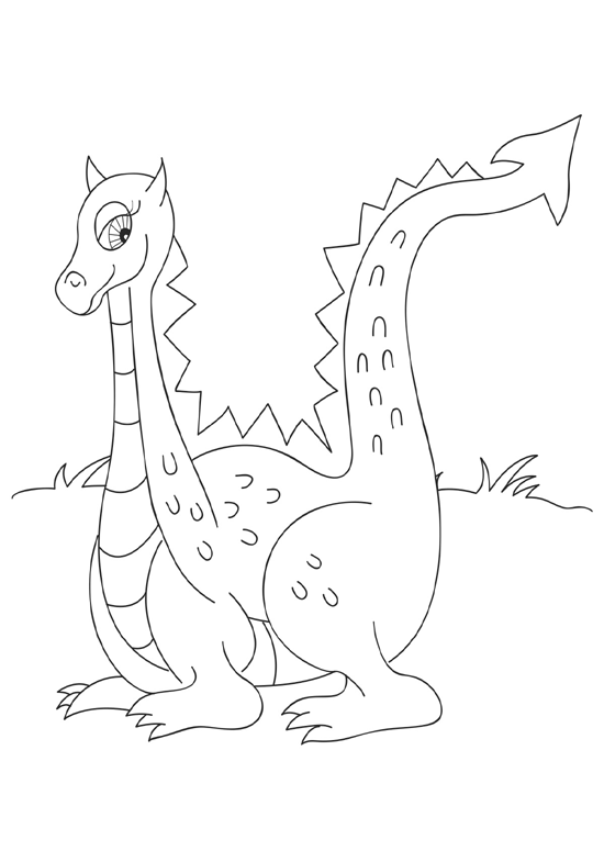 Dragon Colouring Pictures 9