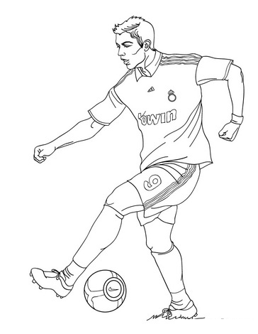 Football Colouring Pictures 12