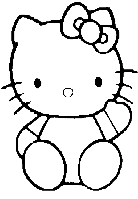 Hello Kitty Colouring Pictures 9