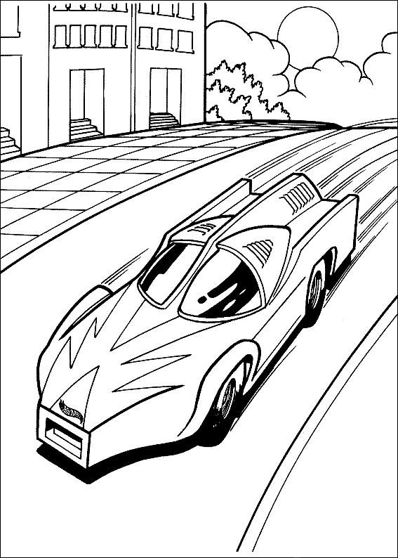 Hot Wheels Colouring Pictures 5