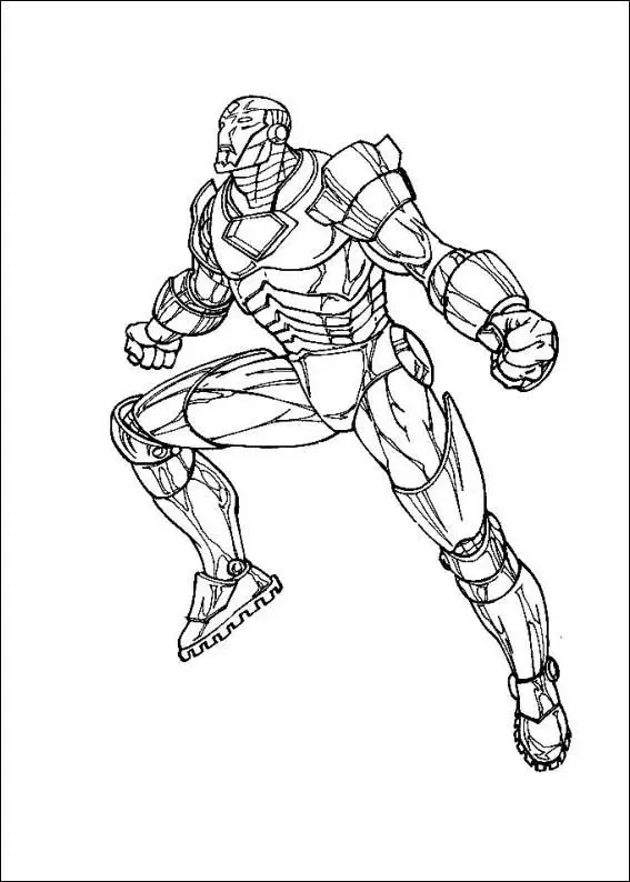 Iron Man Colouring Pictures 8