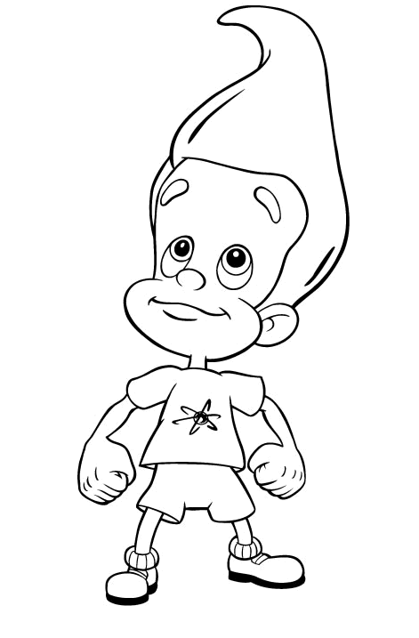 Jimmy Neutron Colouring Pictures 3