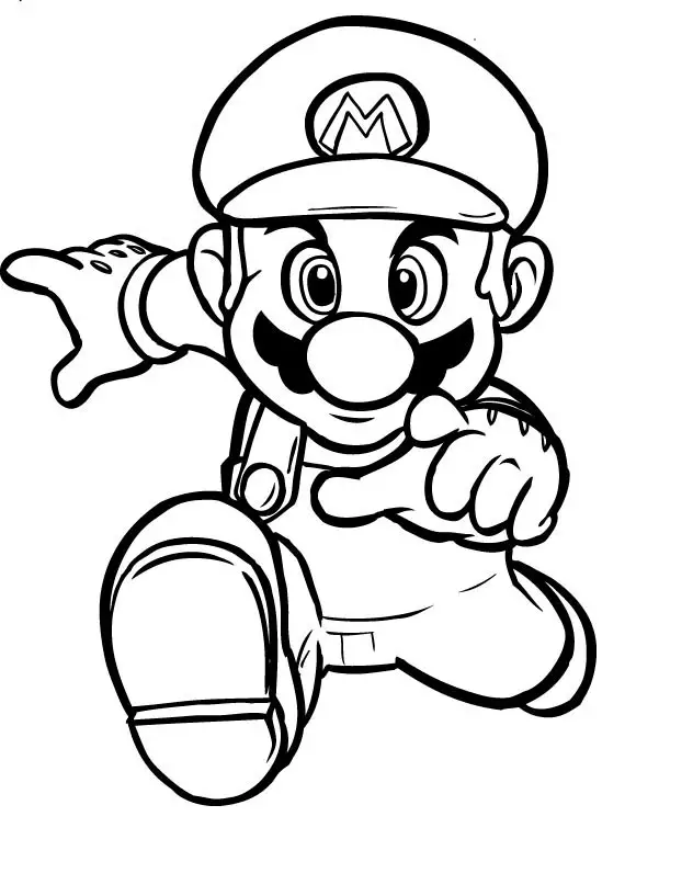 Mario Colouring Pictures 2