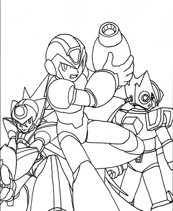 Megaman ZX Colouring Pictures 3