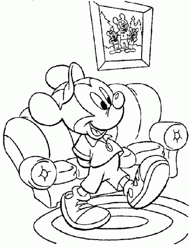 Mickey Mouse Colouring Pictures 3