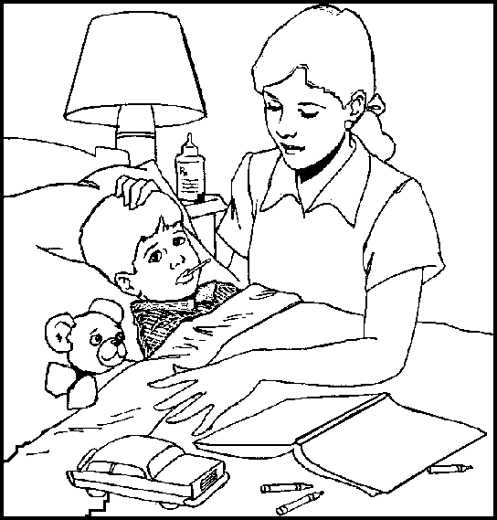 Mothers Day Colouring Pictures 11