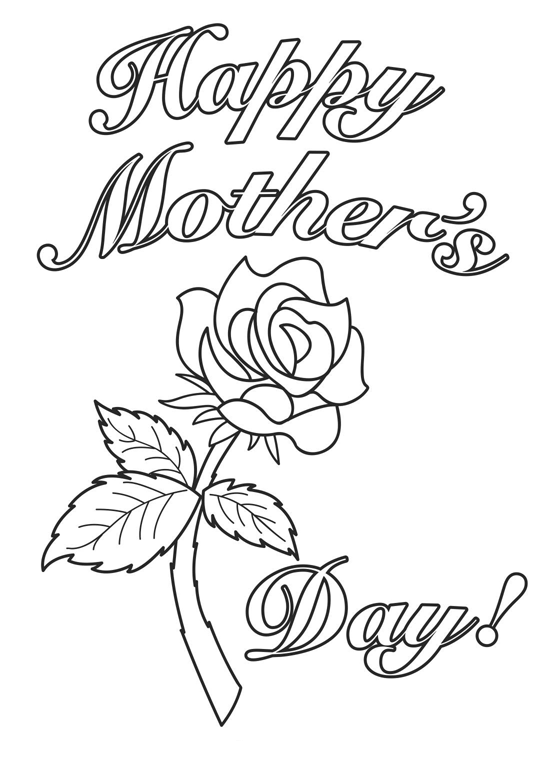 Mothers Day Colouring Pictures 5