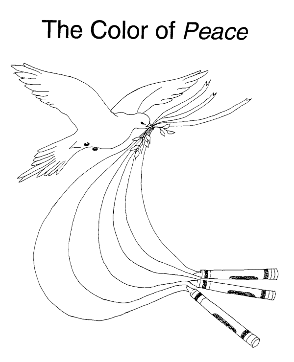 Peace Colouring Pictures 1