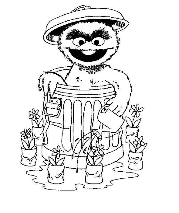 Sesame Street Colouring Pictures 3