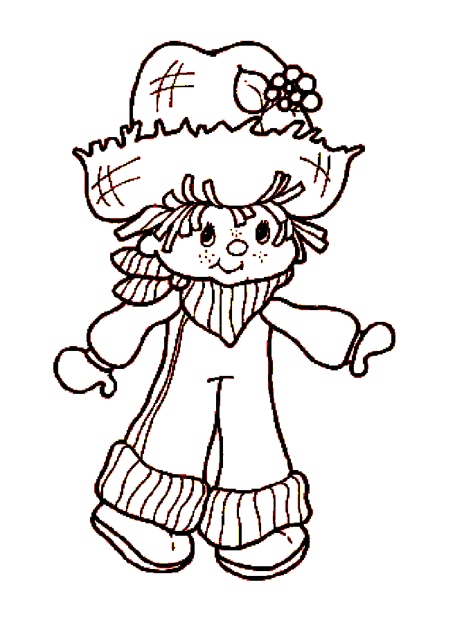 Strawberry Shortcake Colouring Pictures 1
