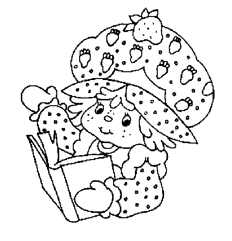 Strawberry Shortcake Colouring Pictures 4