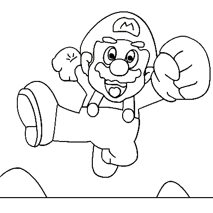 Super Mario Colouring Pictures 7