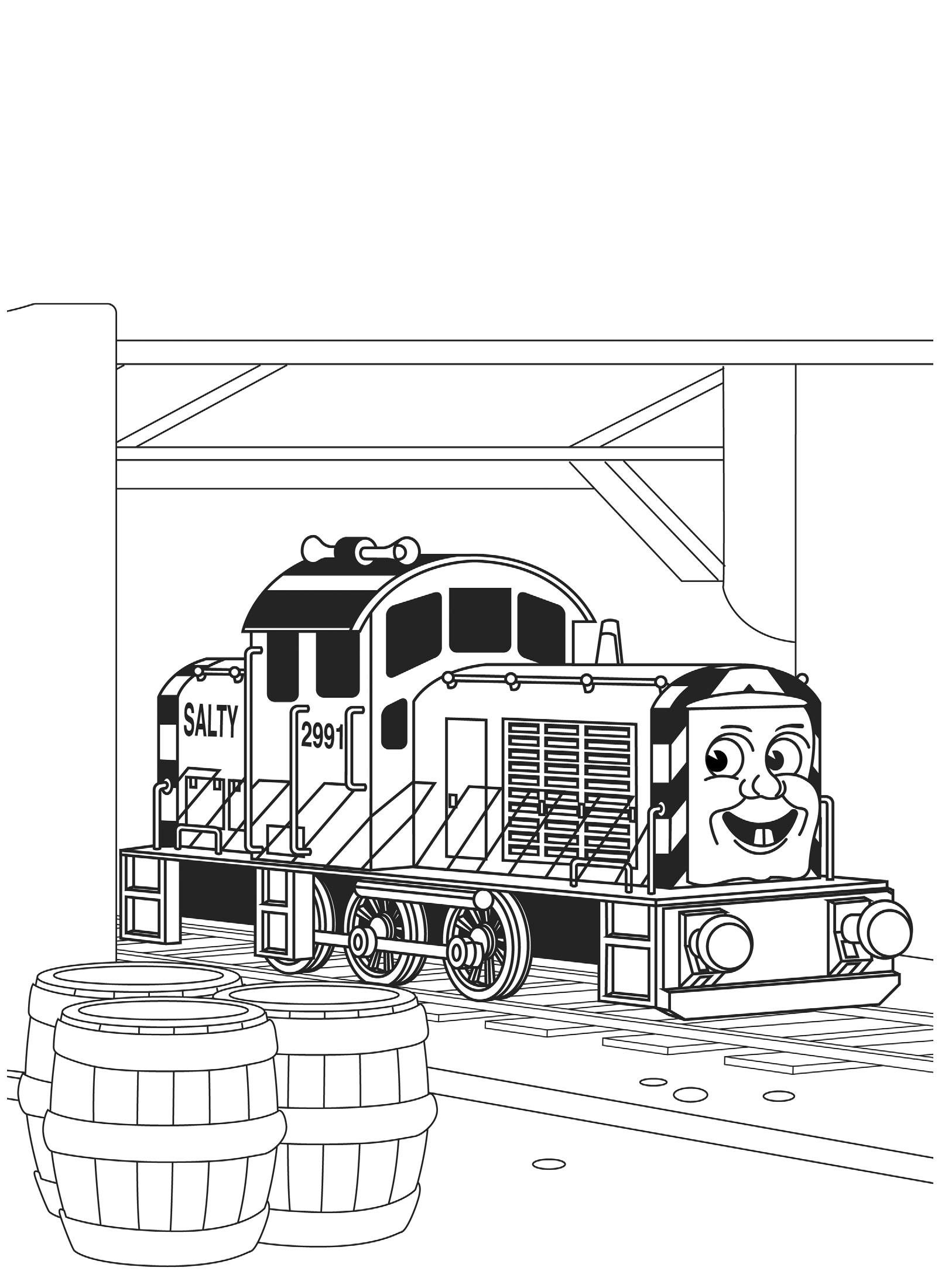 Thomas Colouring Pictures 9
