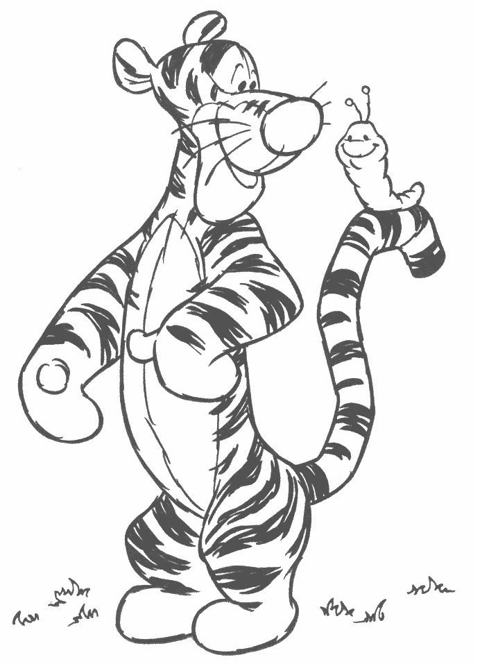 Tigger Colouring Pictures 1