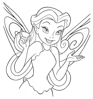 Tinkerbell Colouring Pictures 12