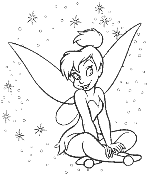 Tinkerbell Colouring Pictures to Print 3
