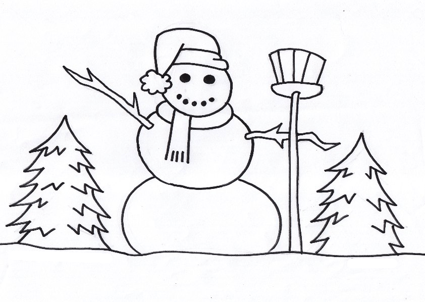Winter Colouring Pictures 8