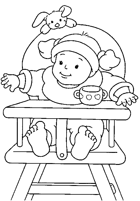 Baby Colouring Pictures 10