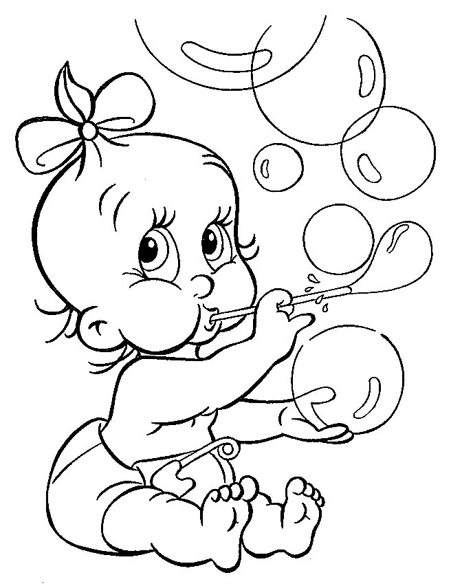 Baby Colouring Pictures 12