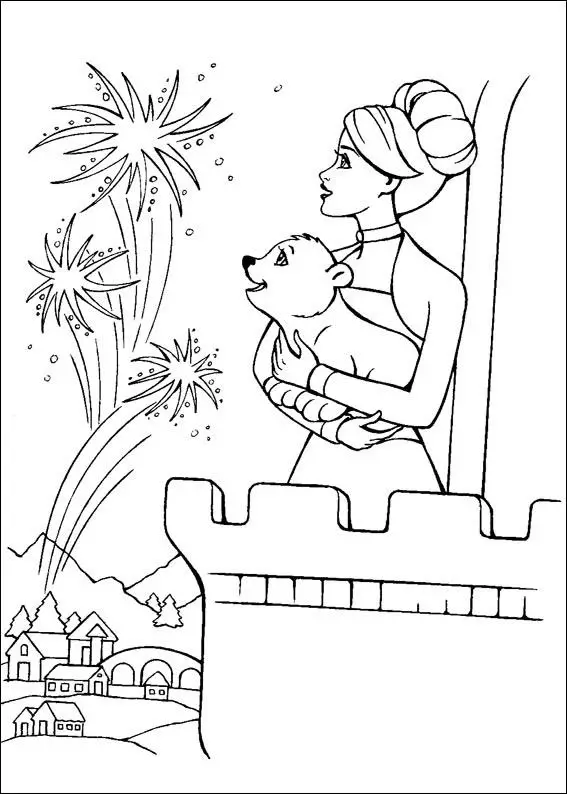 Barbie and The Magic Pegasus Colouring Pictures 3