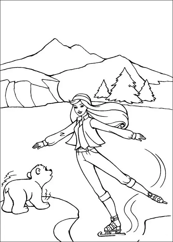 Barbie and The Magic Pegasus Colouring Pictures 7