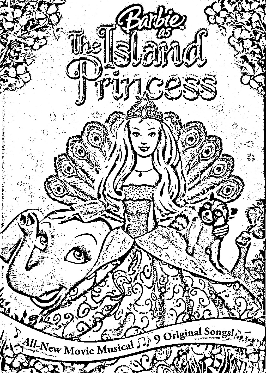 Barbie as The Island Princess Colouring Pictures 6