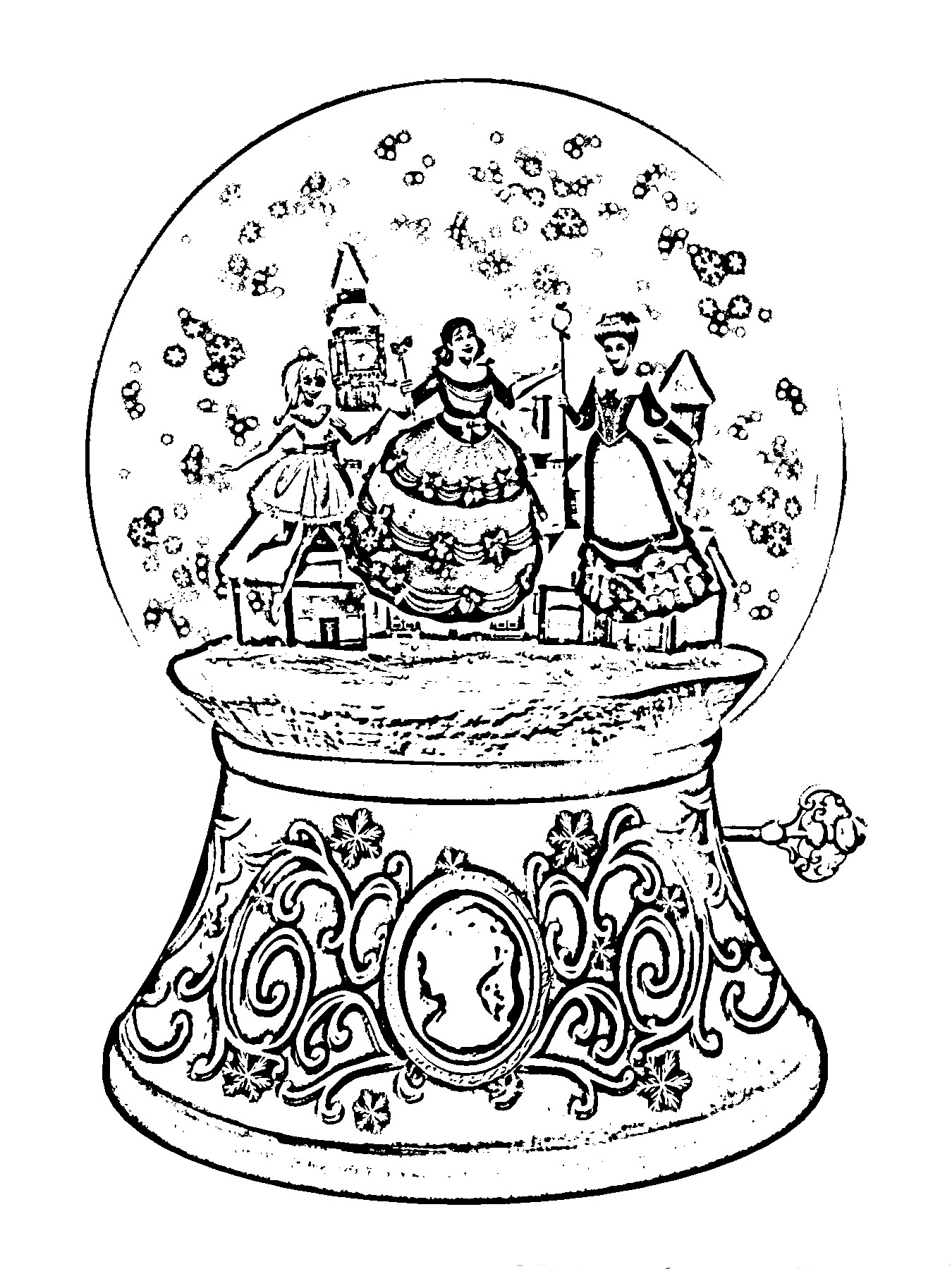 Barbie in a Christmas Carol Colouring Pictures 2