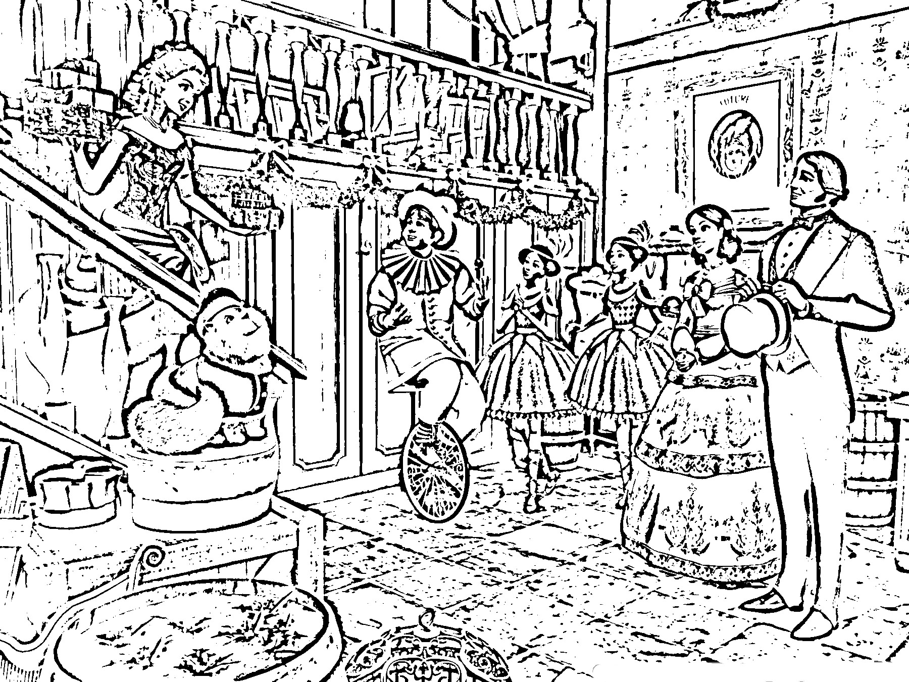Barbie in a Christmas Carol Colouring Pictures 3