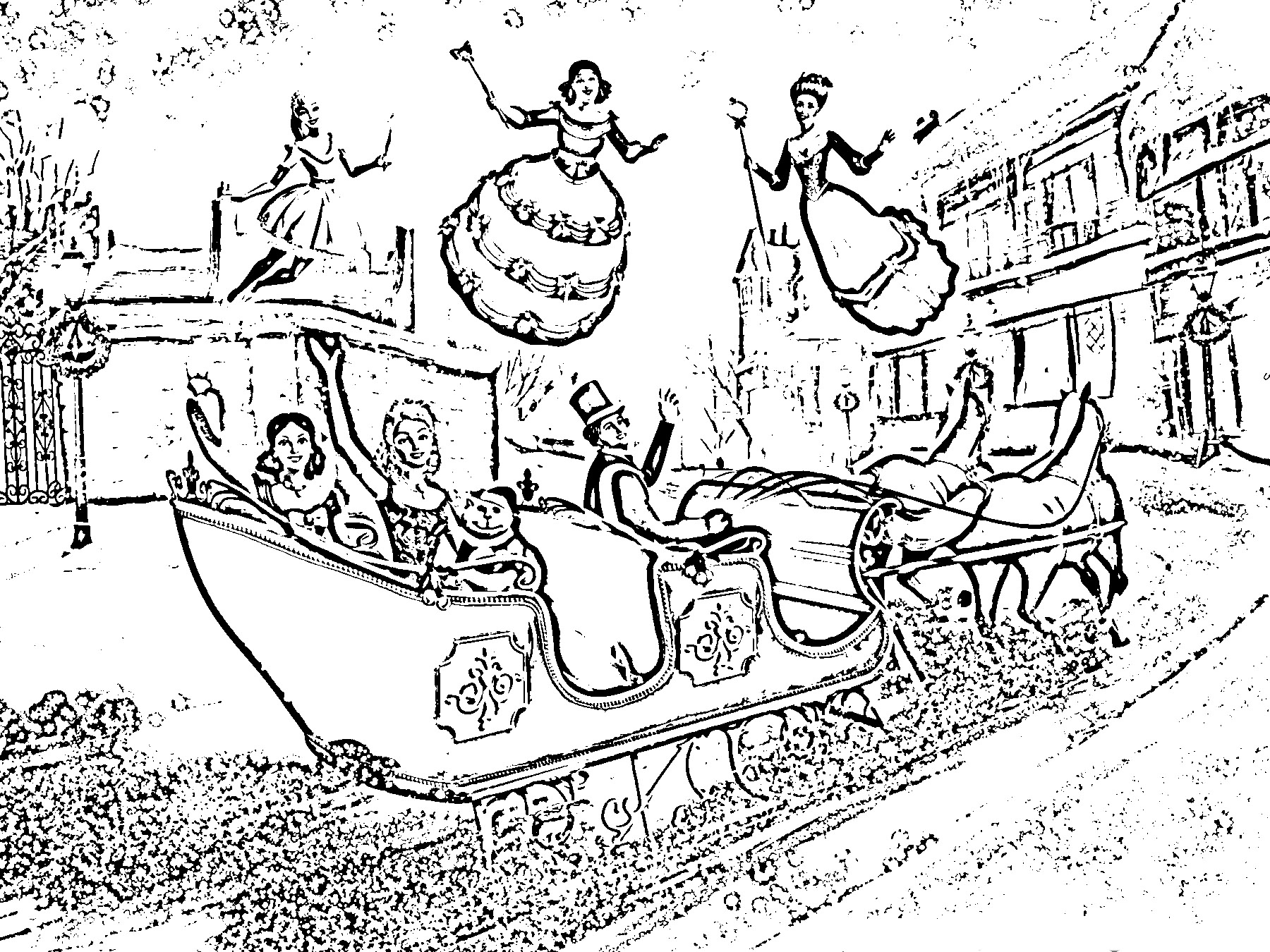 Barbie in a Christmas Carol Colouring Pictures 6