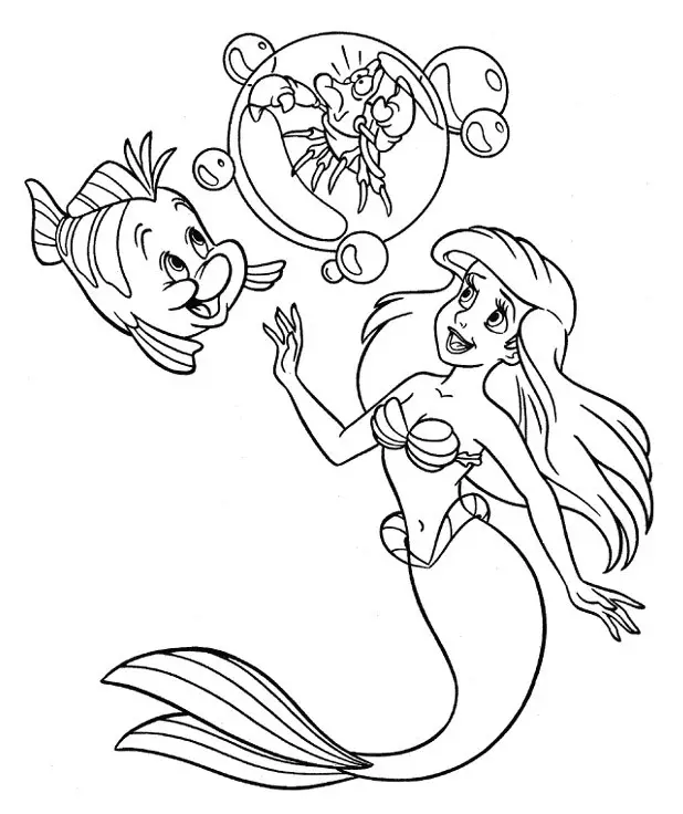 Barbie in a Mermaid Tale Colouring Pictures 9