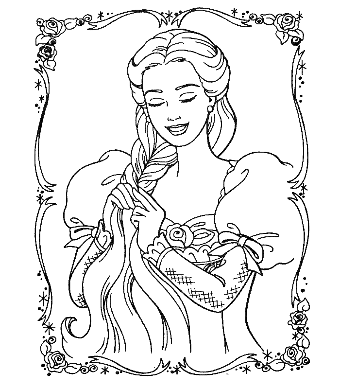 Barbie of Swan Lake Colouring Pictures 1