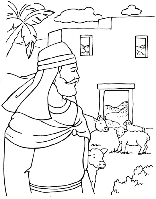 Bible Colouring Pictures for Kids 1