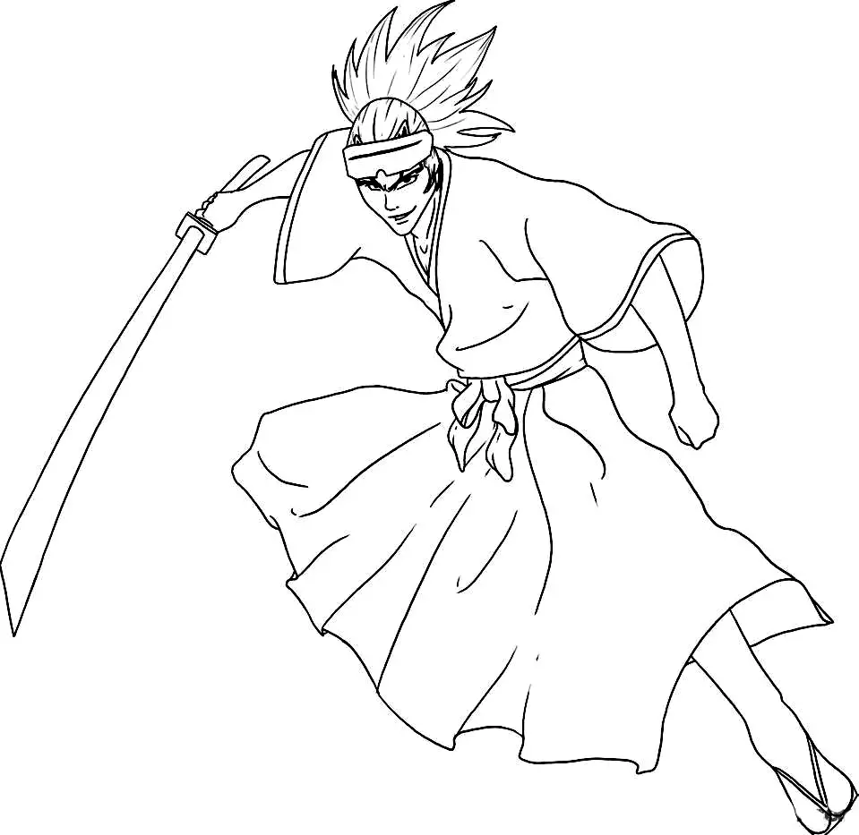 Bleach Colouring Pictures 7
