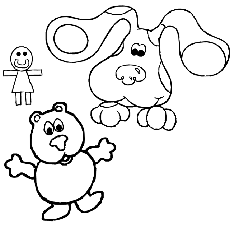 Blues Clues Colouring Pictures 3