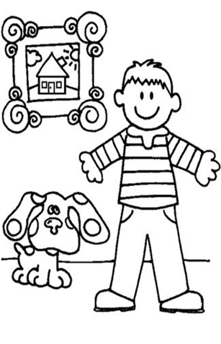 Blues Clues Colouring Pictures 7