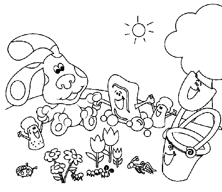 Blues Clues Colouring Pictures 9