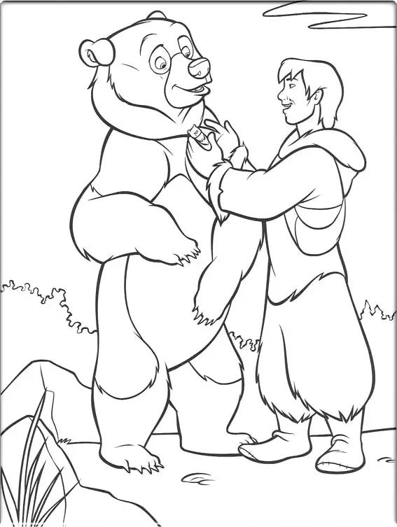 Brother Bear Colouring Pictures 1