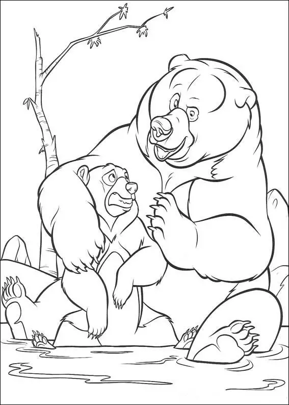 Brother Bear Colouring Pictures 10
