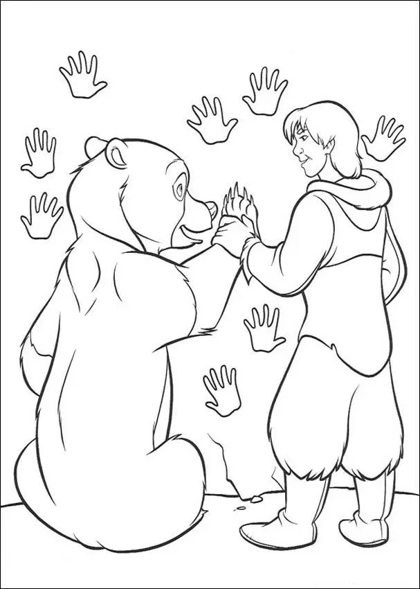 Brother Bear Colouring Pictures 2