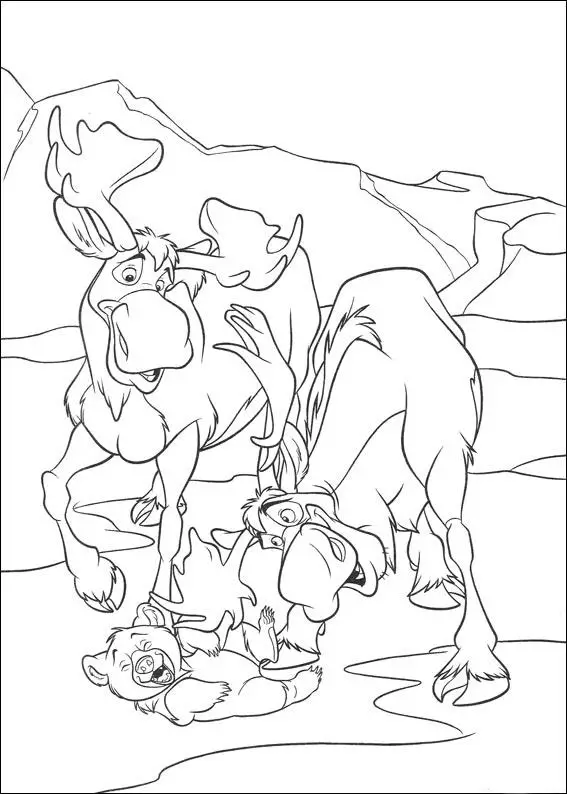 Brother Bear Colouring Pictures 4