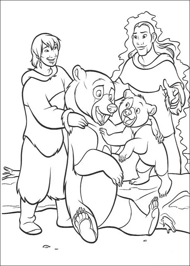 Brother Bear Colouring Pictures 5